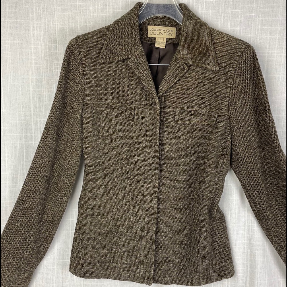 Vintage Jones New York Country wool-blend jacket